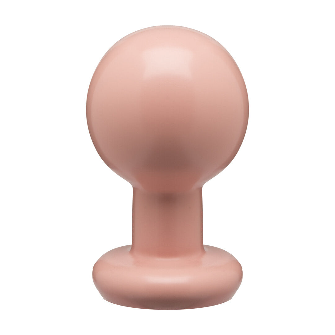 Analplug Classic rund 3-teiliges Set Vanille 7,6 x Ø 4,8 cm