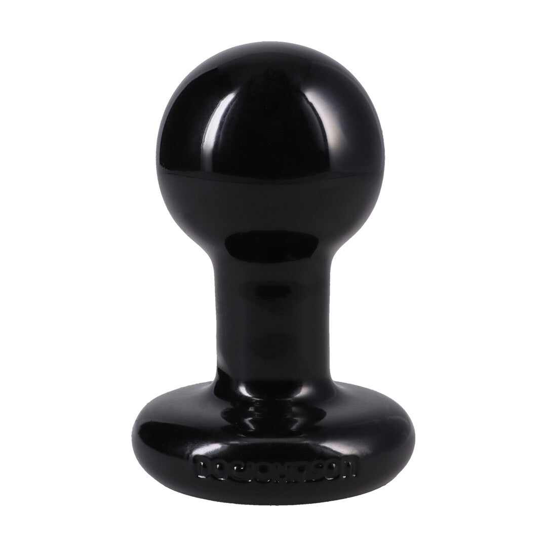 Analplug Classic rund 3-teiliges Set Schwarz 7,6 x Ø 4,8 cm
