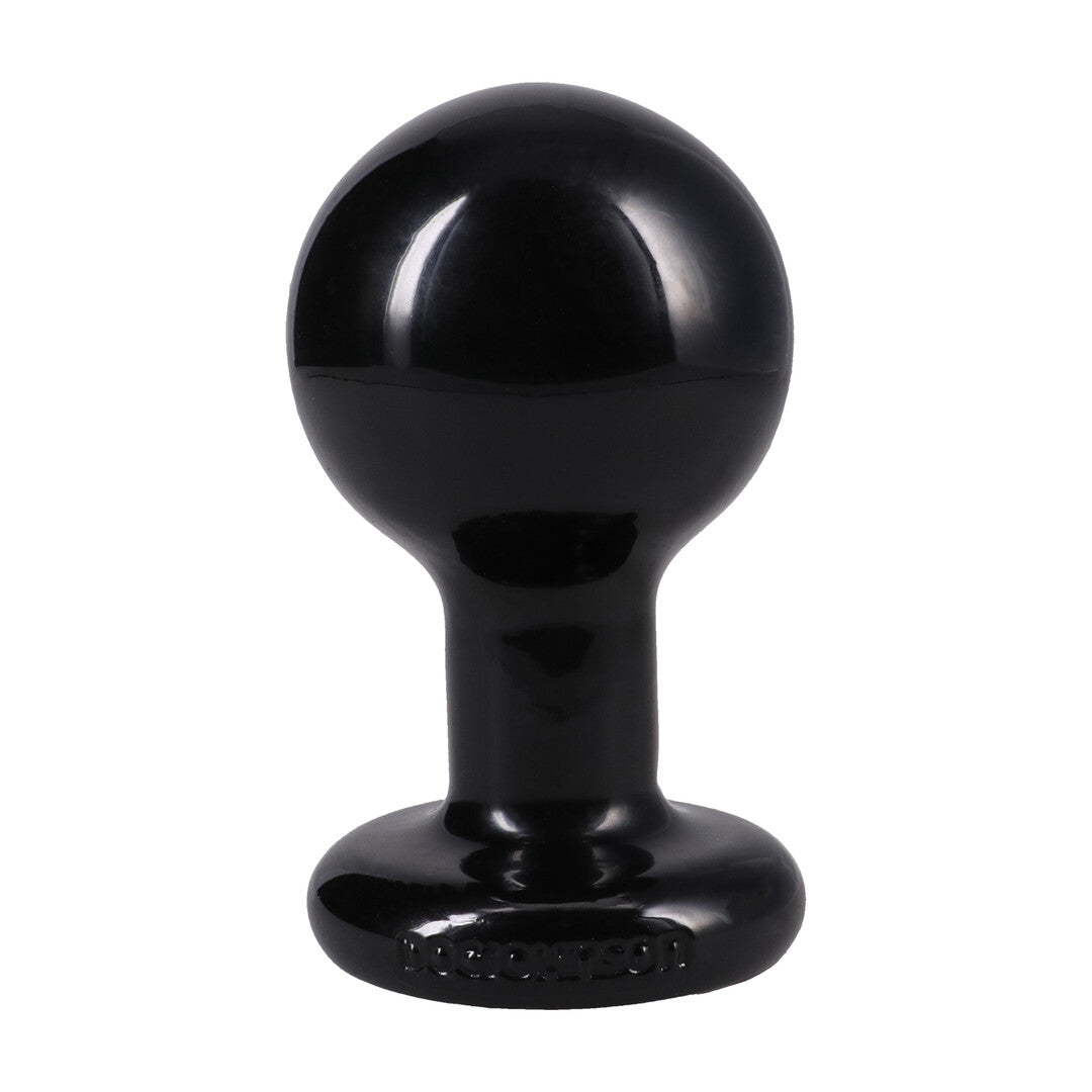Analplug Classic rund 3-teiliges Set Schwarz 7,6 x Ø 4,8 cm