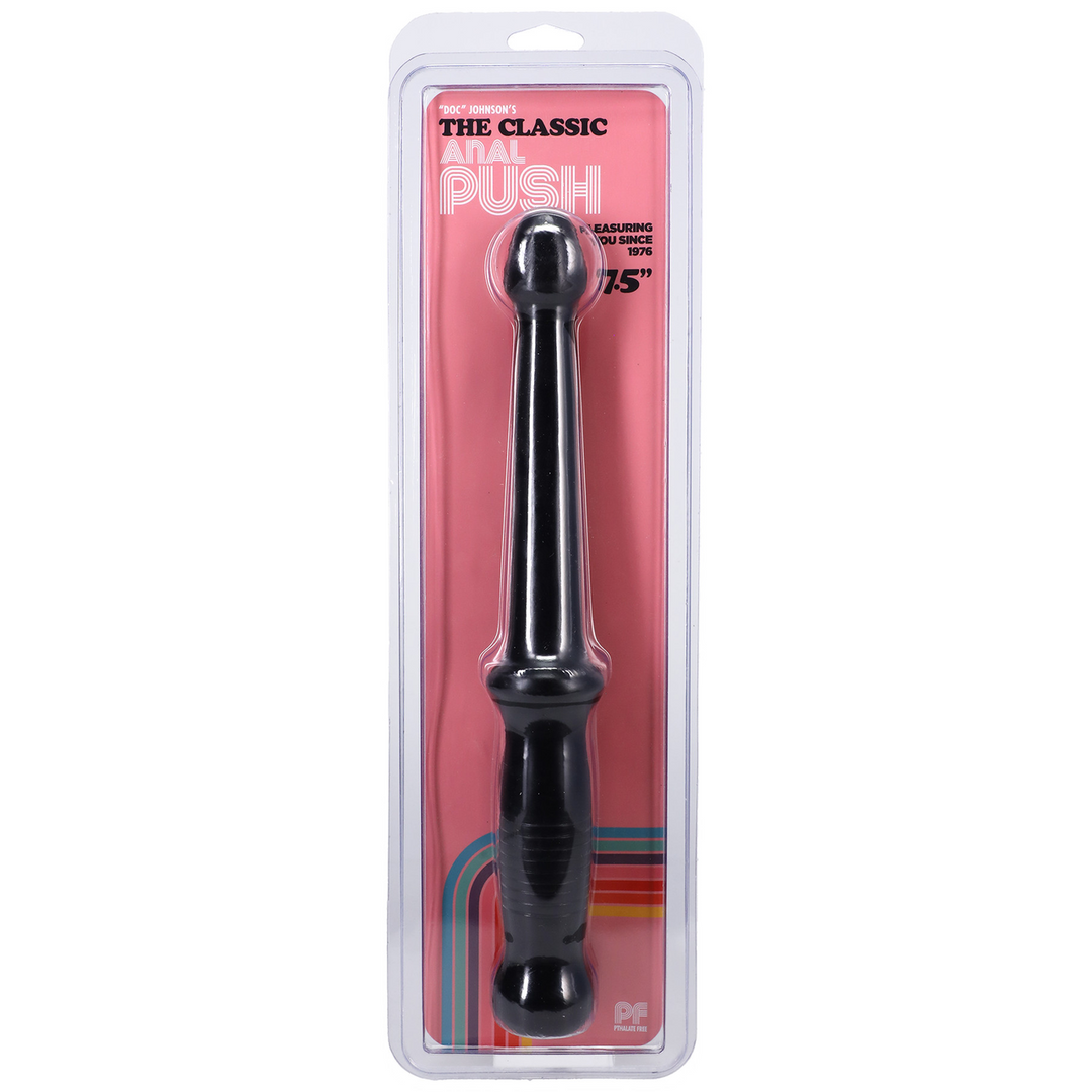 Dildo Anal Push Schwarz 17,8 x Ø 2,9 cm