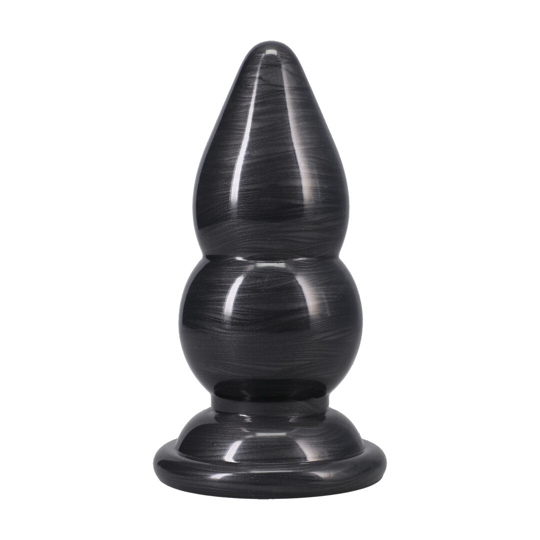 Analplug Double Payload Gun Metal 13,5 x Ø 6,6 cm