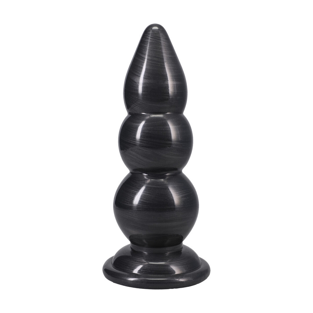 Analplug Triple Payload Gun Metal 19,6 x Ø 7,6 cm