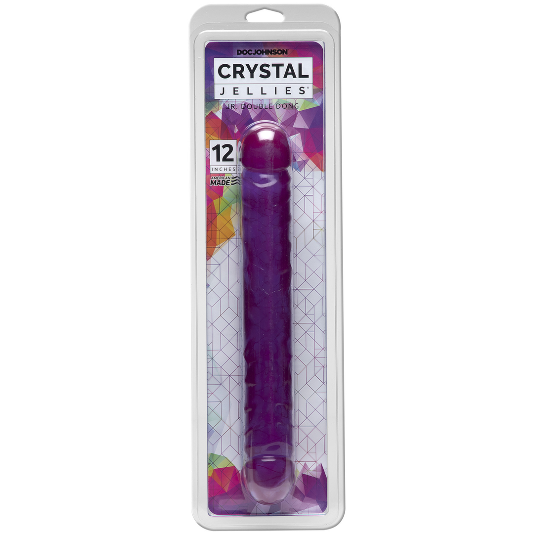 Dildo Jr. doppelendig Violett 30,2 x Ø 4,1 cm