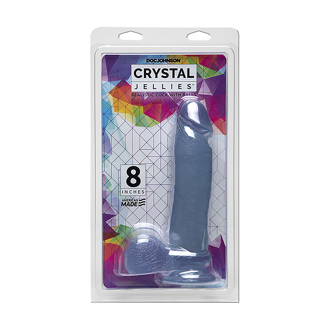 Dildo realistisch mit Hoden Durchsichtig 19,1 x Ø 5,1 cm