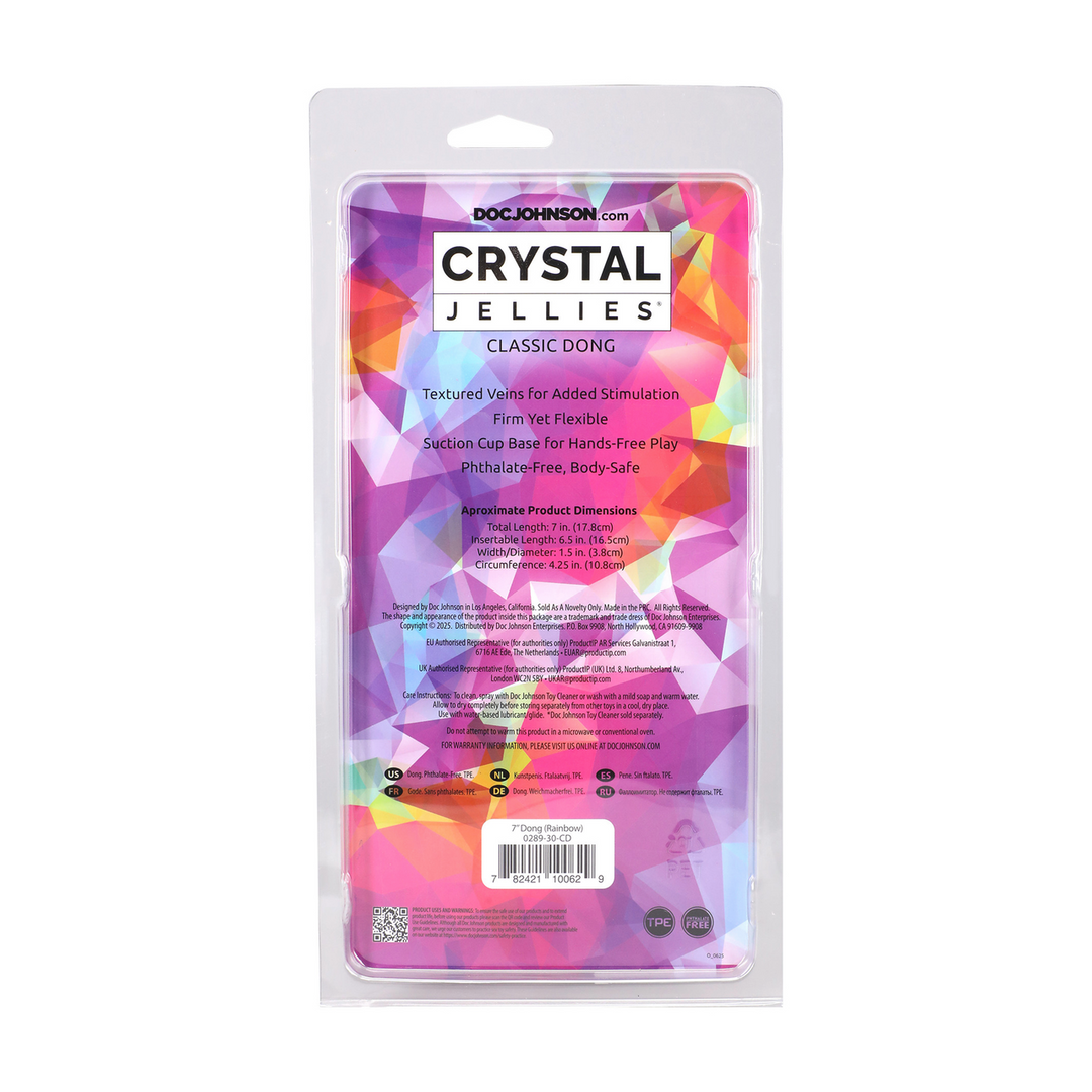 Dildo Classic Regenbogen 16,5 x Ø 3,3 cm