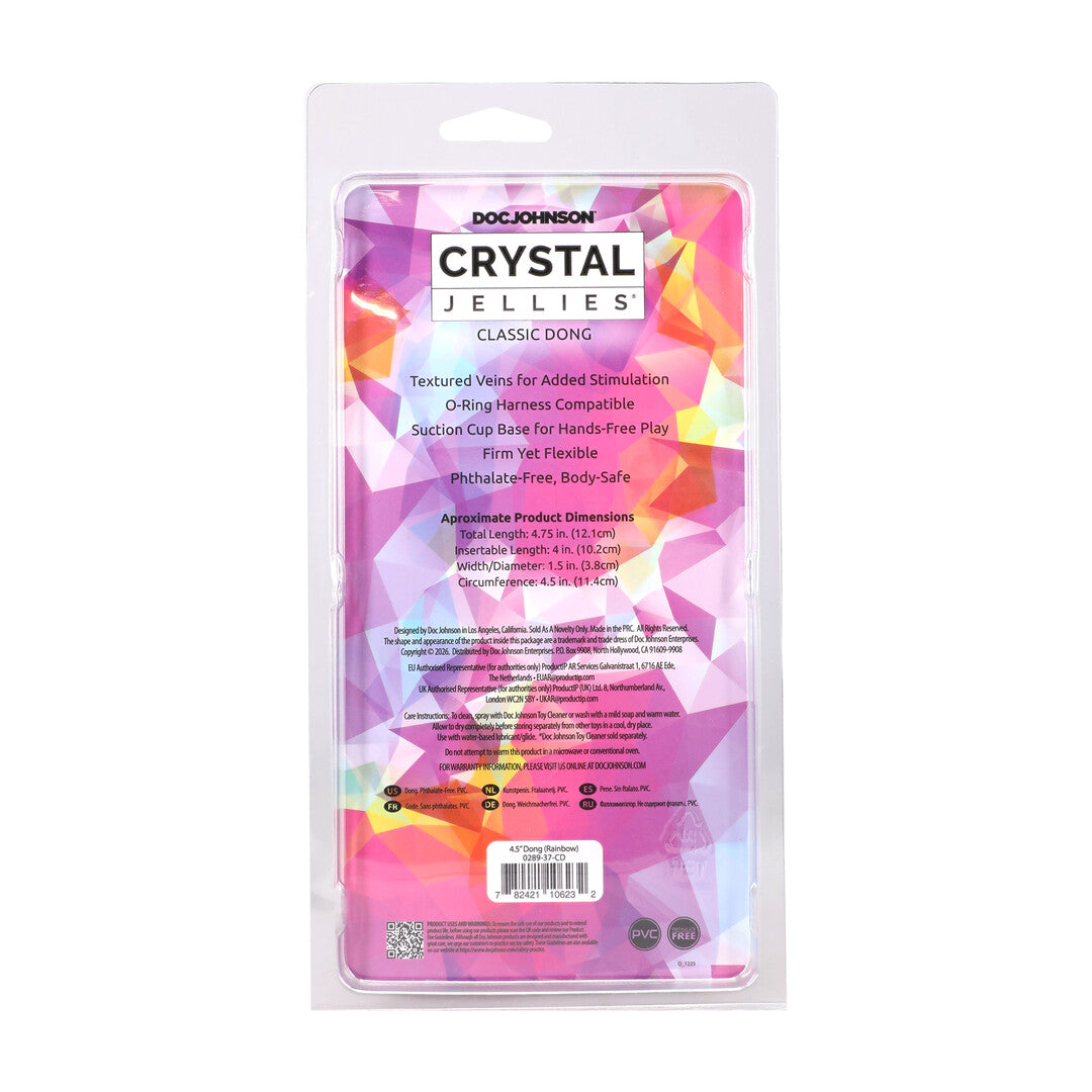 Dildo Classic Regenbogen 10,2 x Ø 3,6 cm