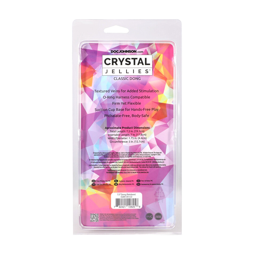 Dildo Classic Regenbogen 17,8 x Ø 4 cm