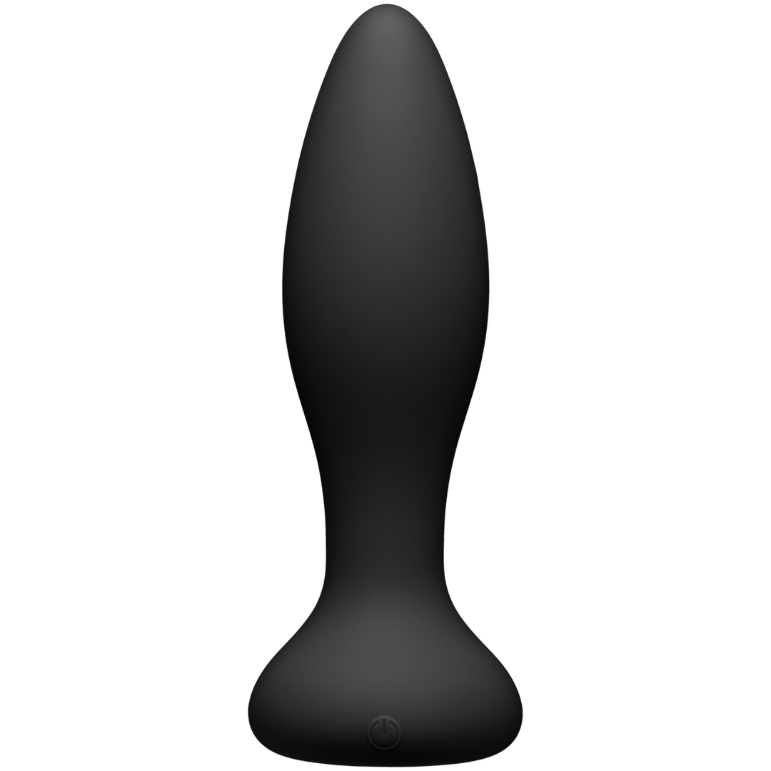 Analplug Vibe Silikon mit Fernbedienung Schwarz 11,7 x Ø 3,8 cm