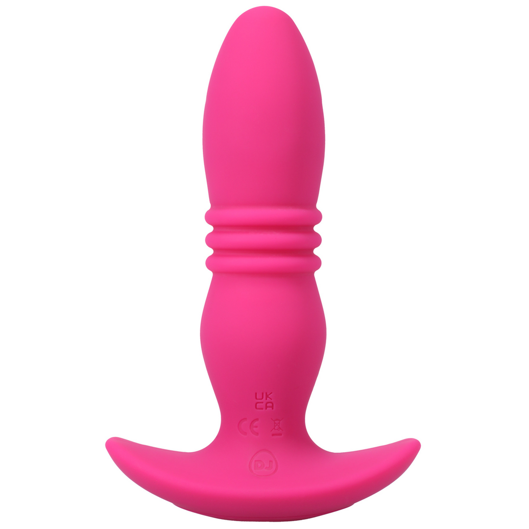 Analplug Rise Silikon mit Fernbedienung Pink 14 x Ø 3,6 cm
