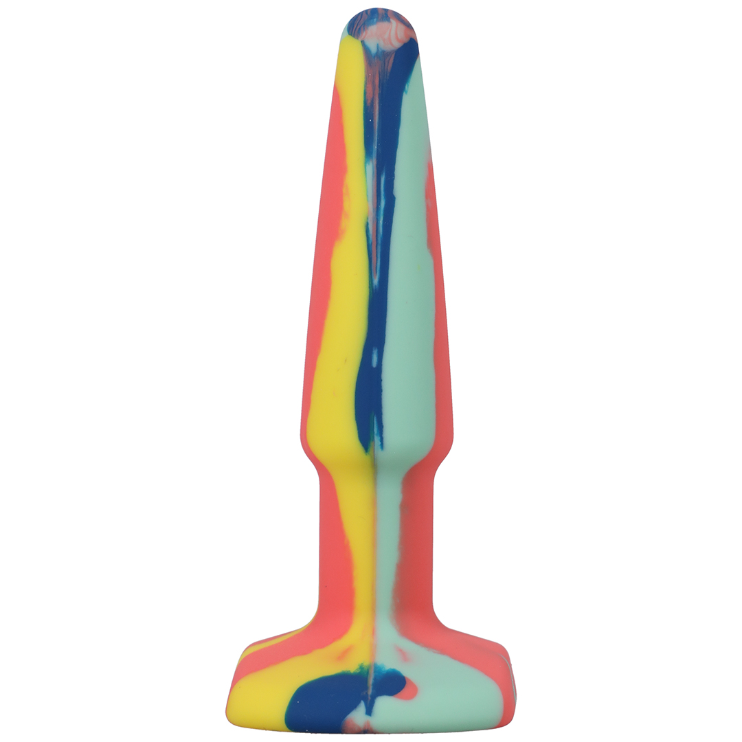 Analplug Groovy Silikon Multicolor 10 cm