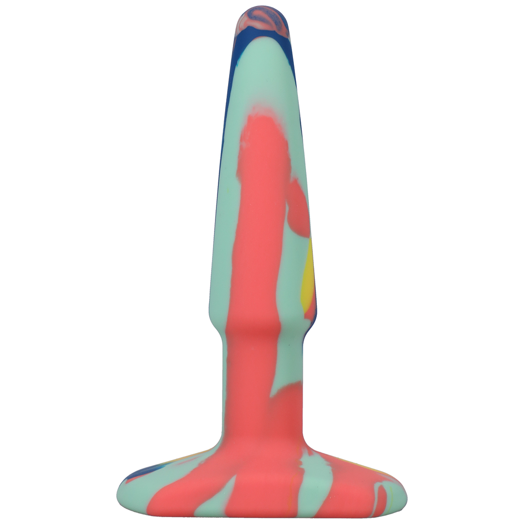 Analplug Groovy Silikon Multicolor 10 cm
