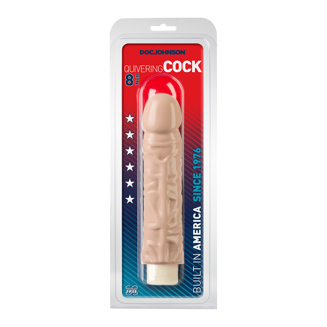 Realistischer Dildo mit Vibration Hautfarbe 19,3 x Ø 4,1 cm