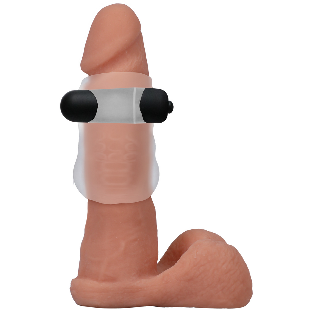Masturbator-Sleeve Helping Head Pro mit Vibration Durchsichtig 7,6 cm