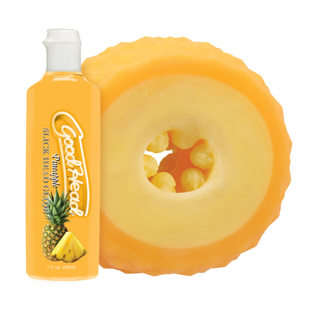 Blowjob-Set Ananas Gelb 8,4 x Ø 8,4 cm