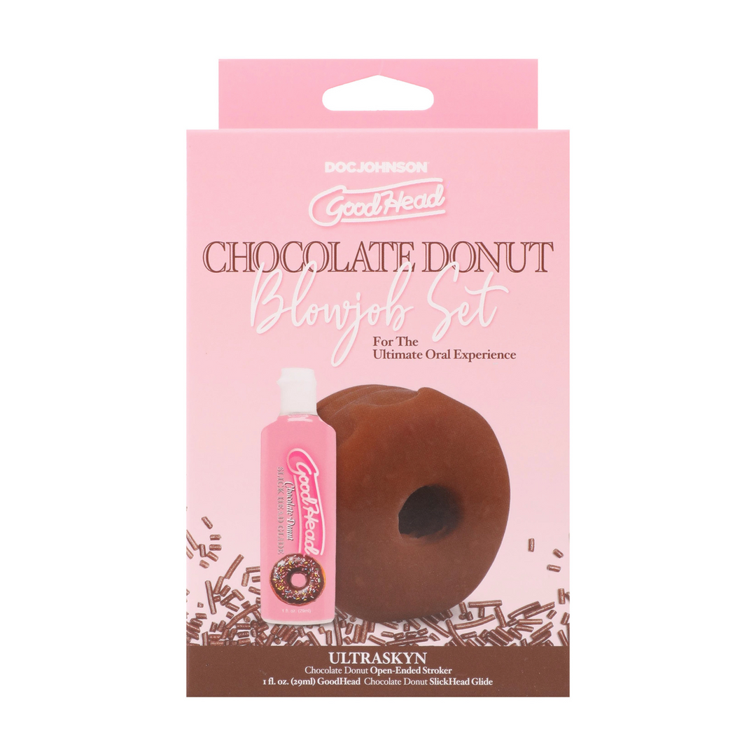 Blowjob-Set Schoko-Donut Schokolade 8,4 x Ø 8,4 cm
