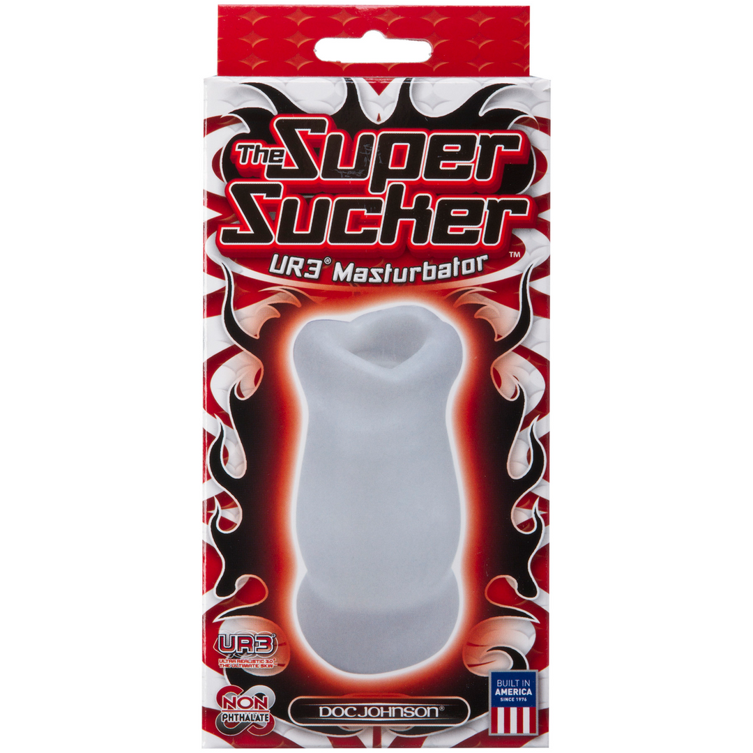 Mund-Masturbator Super Sucker Durchsichtig 13,7 x Ø 6,6 cm
