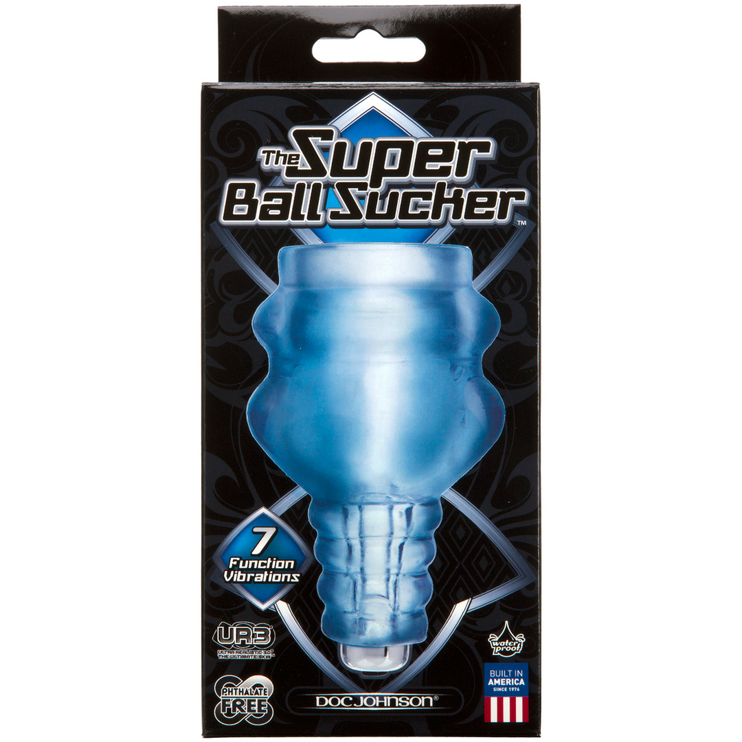 Mund-Masturbator Super Ball Sucker Durchsichtig 7,4 x Ø 6,6 cm