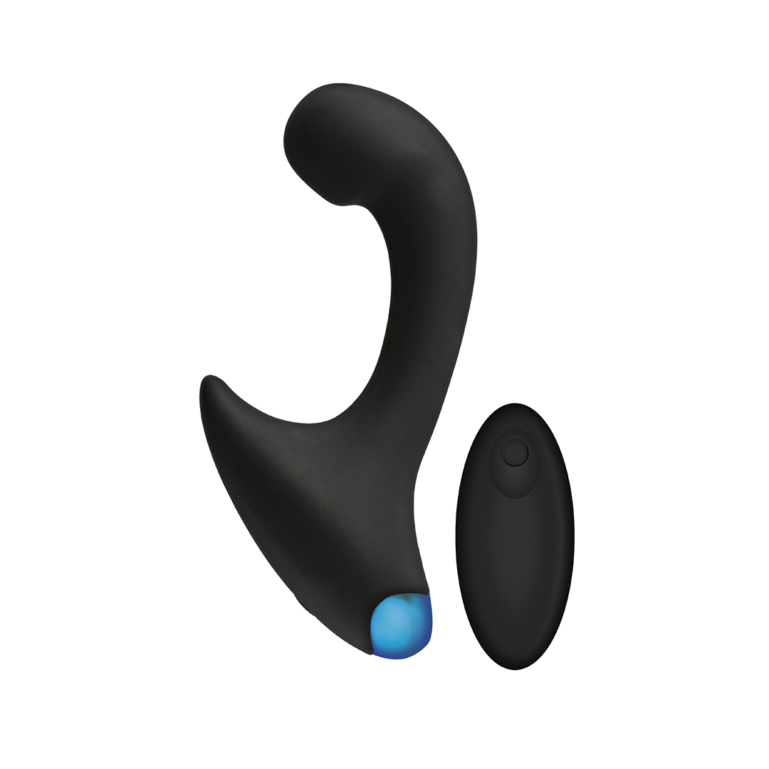 Prostata-Vibrator mit Fernbedienung Schwarz 8,9 x Ø 3,2 cm