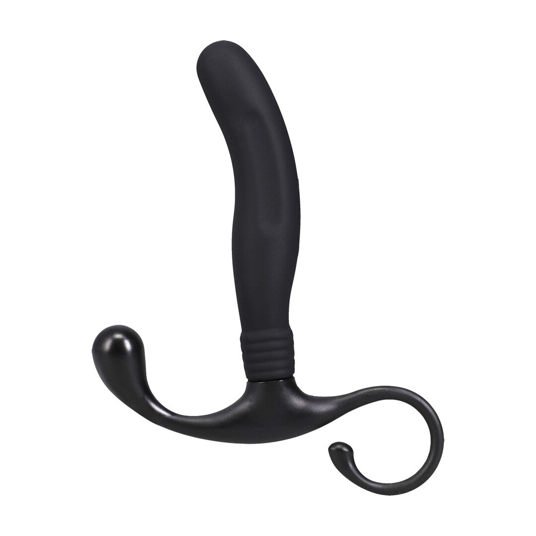 Prostata-Stimulator Silikon glatt Schwarz 10,2 x Ø 2 cm