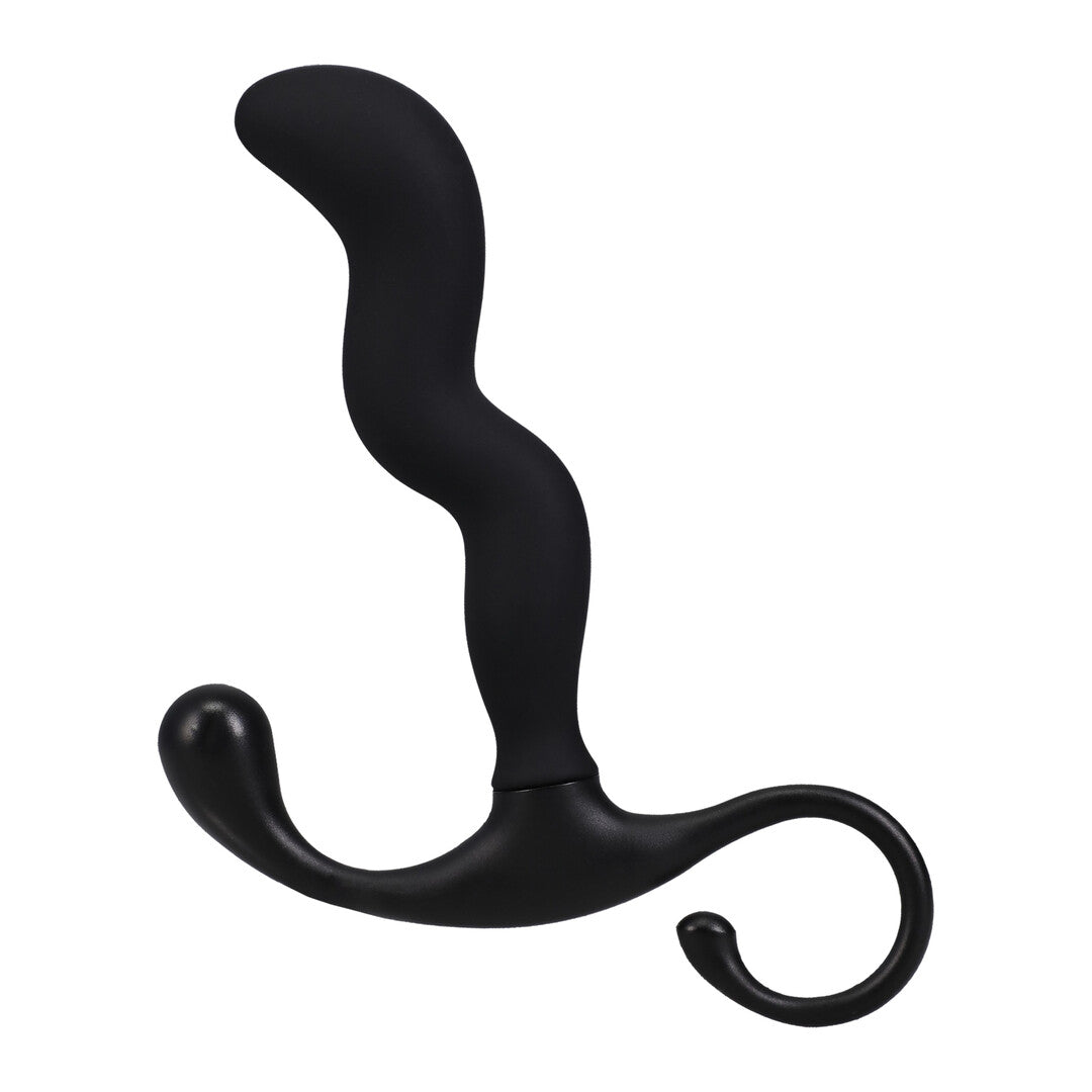 Prostata-Stimulator Silikon Zickzack Schwarz 10,2 x Ø 2 cm