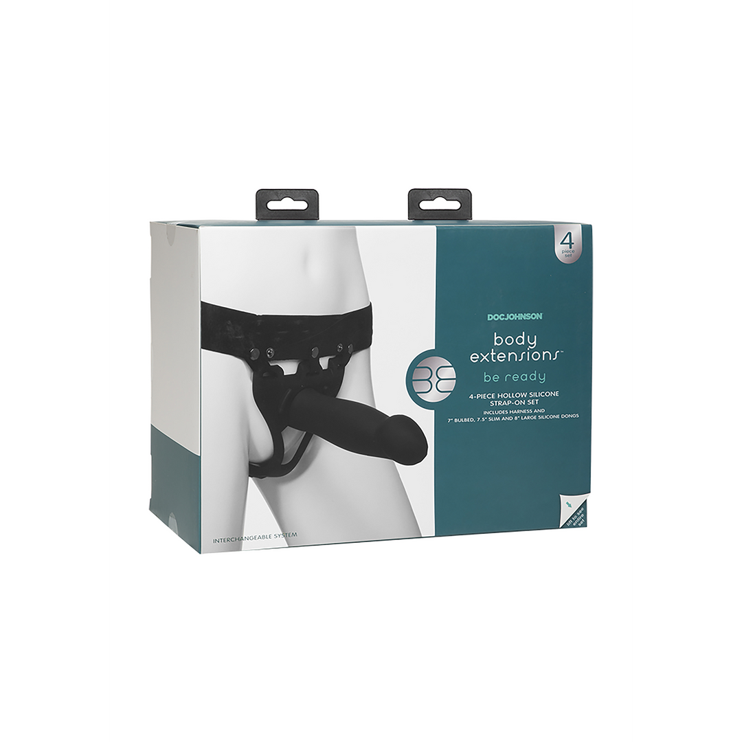 Harness Ready Silikon Schwarz 20 x Ø 4,5 cm