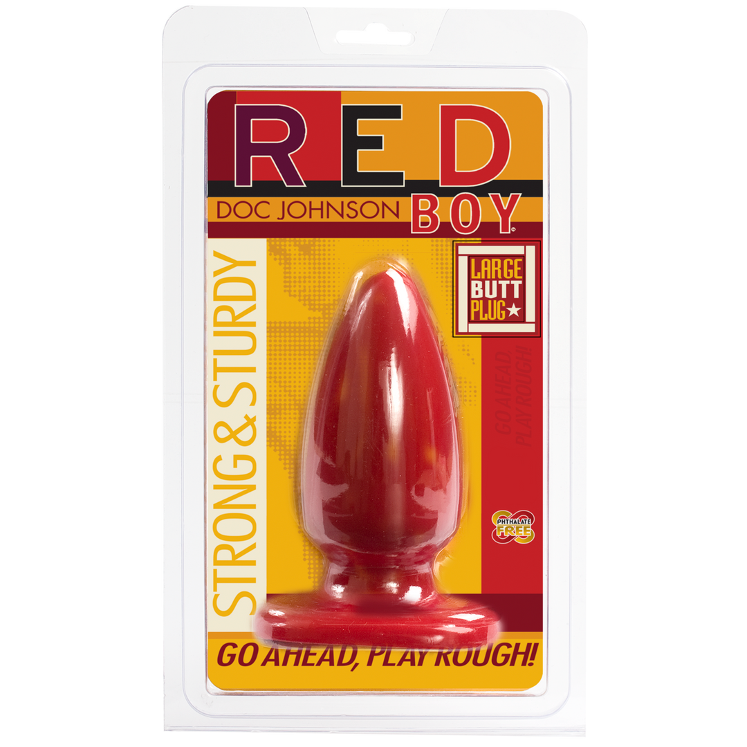 Analplug Red Boy groß Rot 11,4 x Ø 5,1 cm