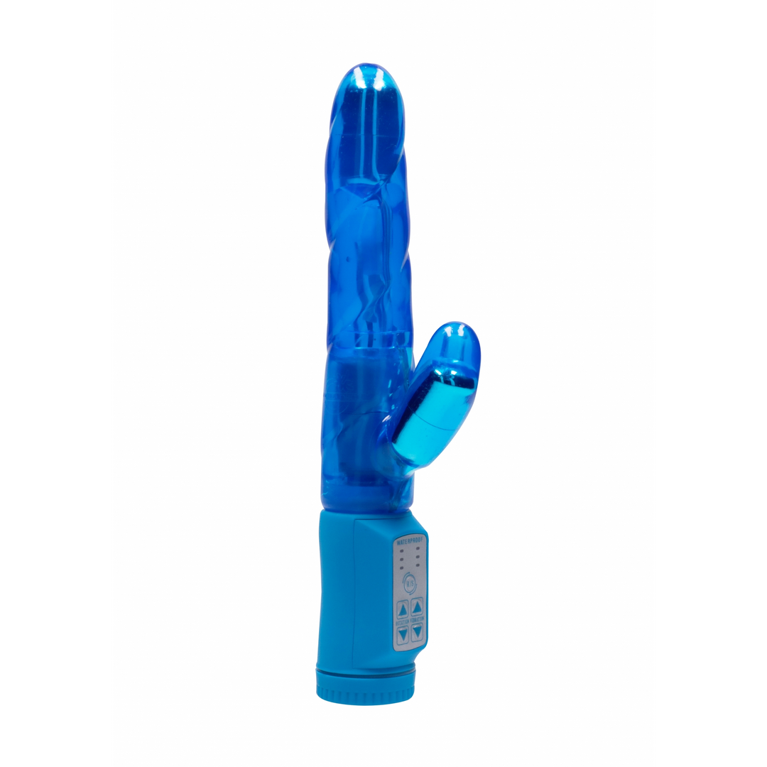 Rabbit-Vibrator Nr. 48 Blau 11 x Ø 2 cm