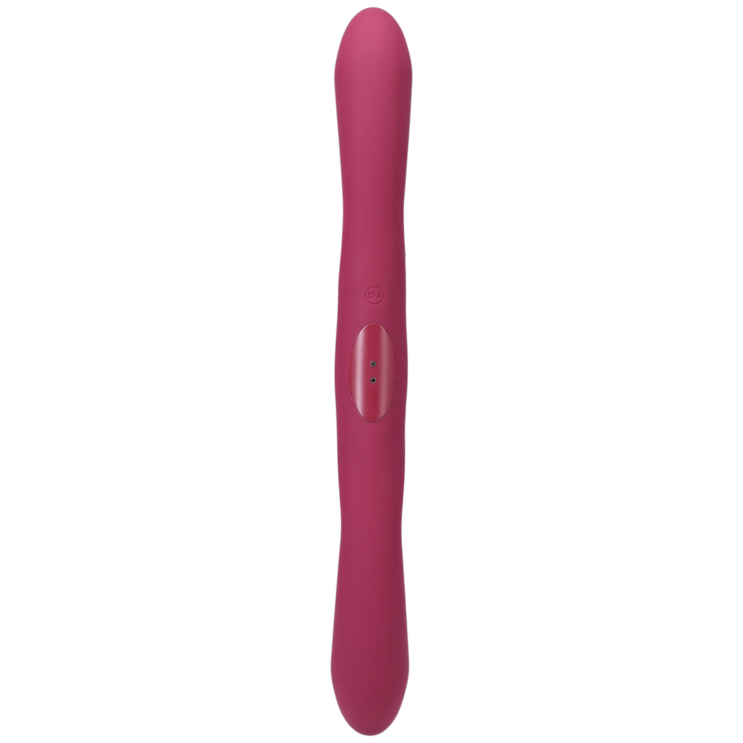 Vibrator Duet doppelendig mit Fernbedienung Rot 31,8 x Ø 4,4 cm
