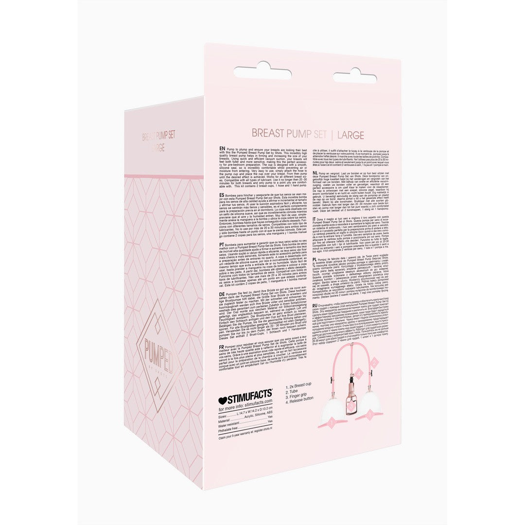 Brustpumpen-Set Transparent L