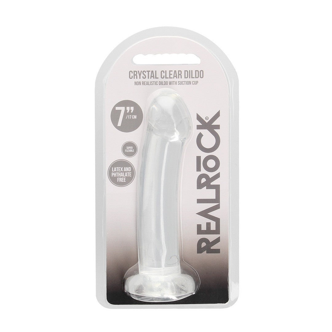 Dildo mit Saugnapf Transparent 17 x Ø 5,9 cm