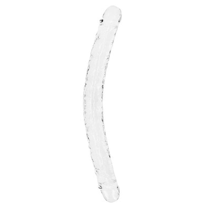Doppeldildo Crystal Clear Transparent 45 cm