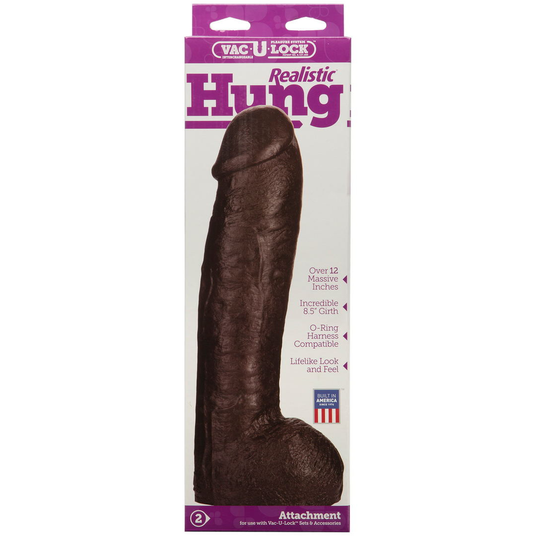Realistischer Dildo Braun 25,2 x Ø 6,9 cm