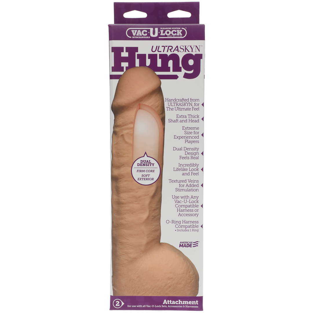 Dildo Hung realistisch Weiß 25,2 x Ø 6,9 cm Modell 2