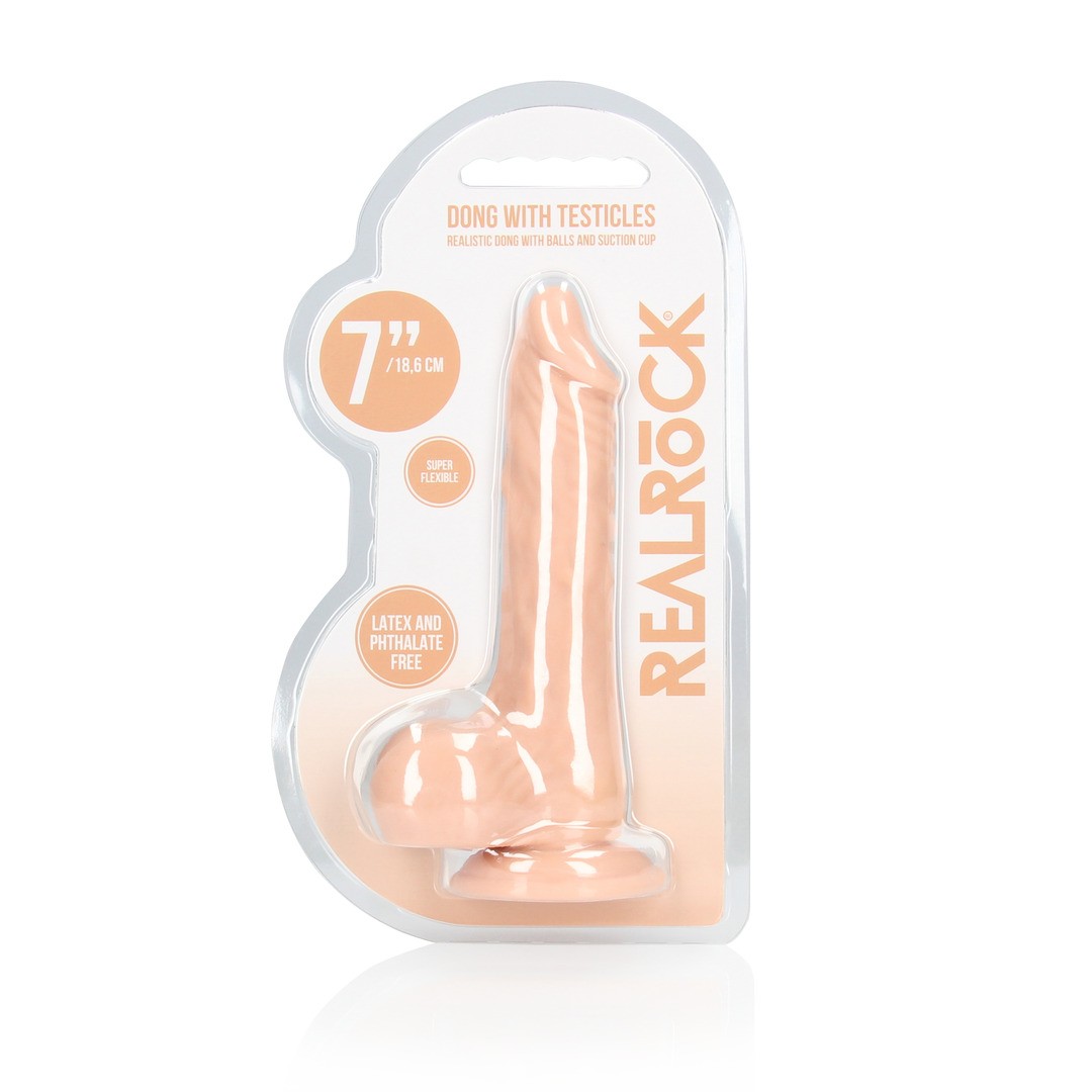 Dildo mit Hoden 17 cm