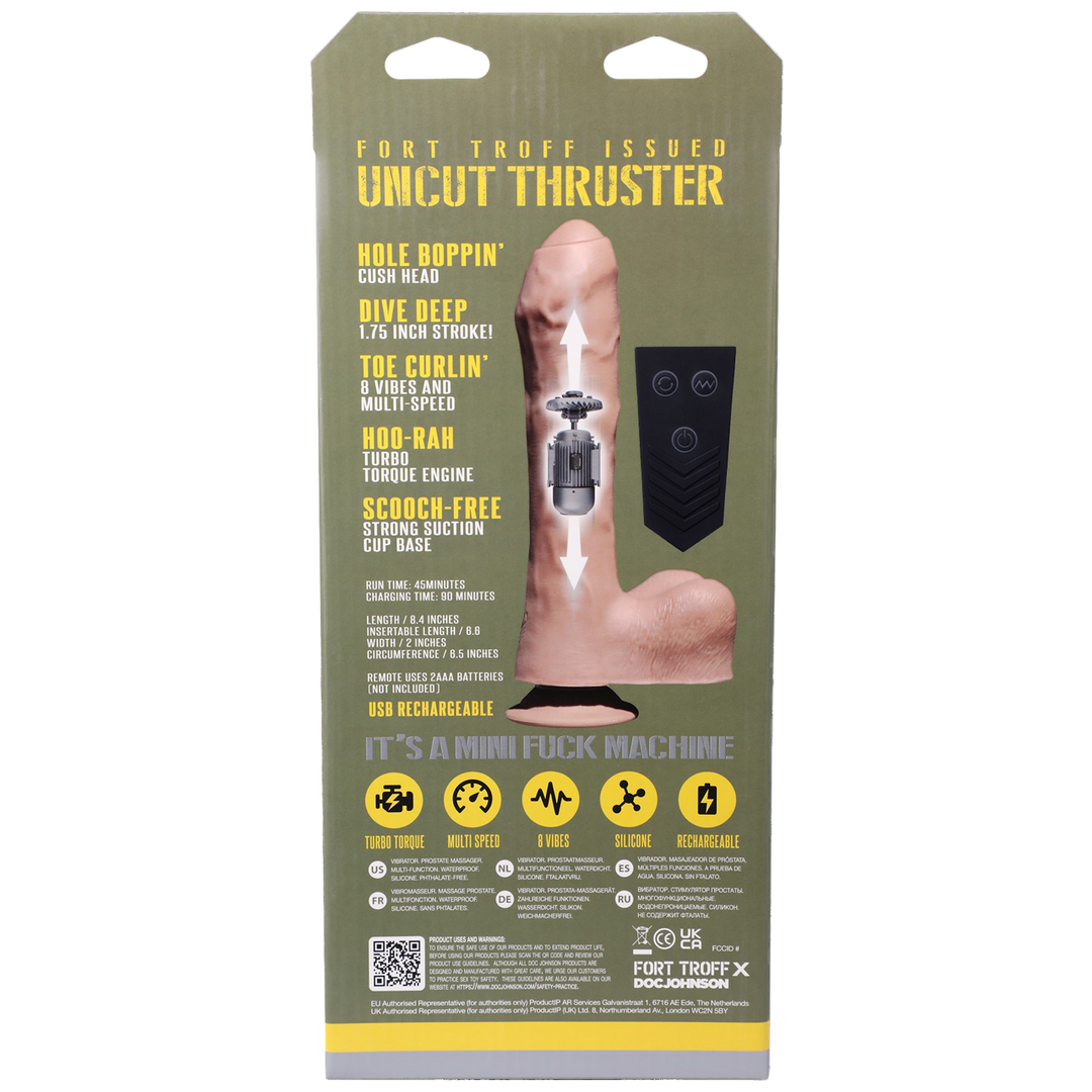 Sexmaschine Uncut Thruster Mini Braun 17,1 x Ø 5,1 cm