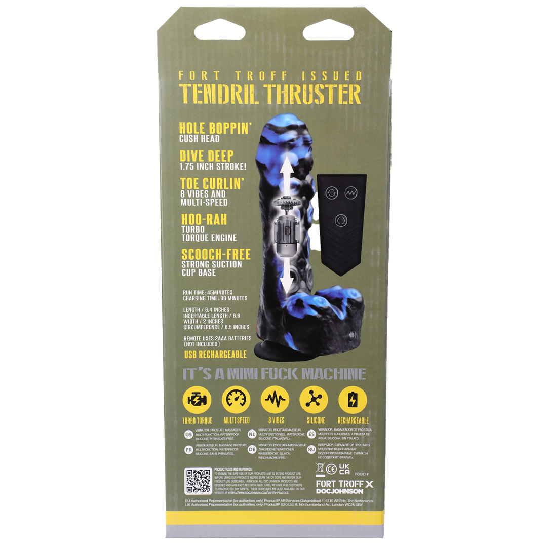 Sexmaschine Tendril Thruster Mini Schwarz 17,1 x Ø 5,1 cm Modell 2