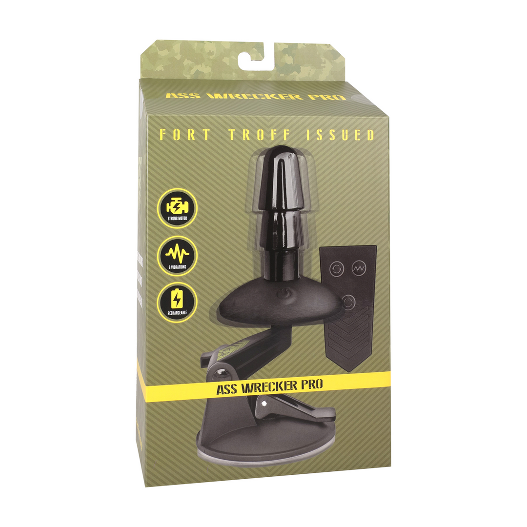 Sexmaschine Ass Wrecker Pro mit Fernbedienung Schwarz 15,9 x Ø 7,6 cm