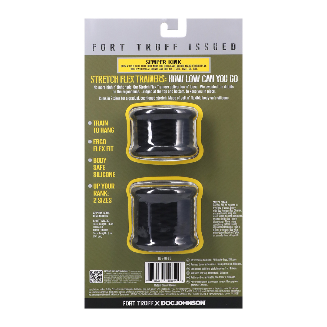 Hodenring Stretch Flex Trainer Schwarz 4,6 cm