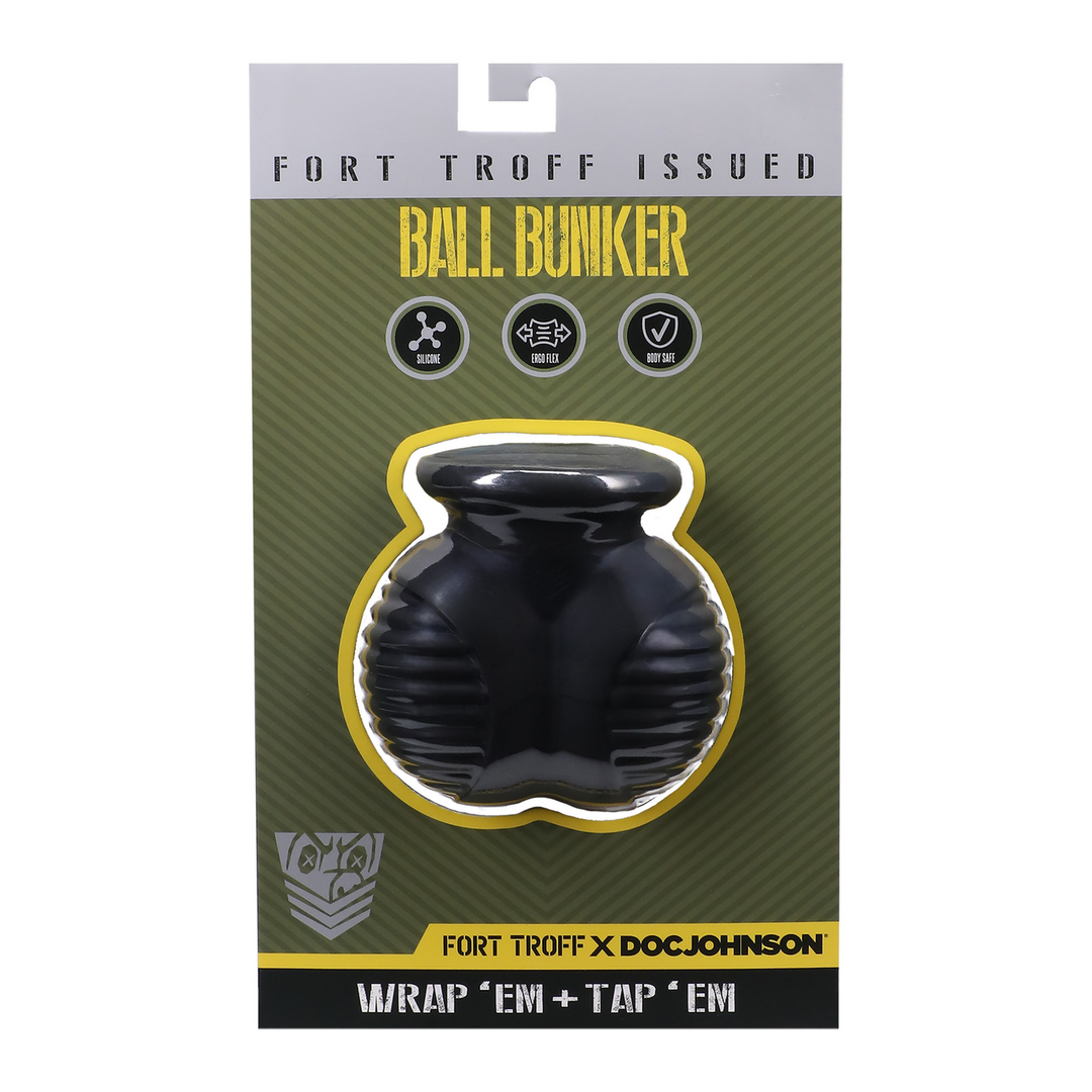 Hodenring Ball Bunker Schwarz 7,4 x Ø 7,4 cm