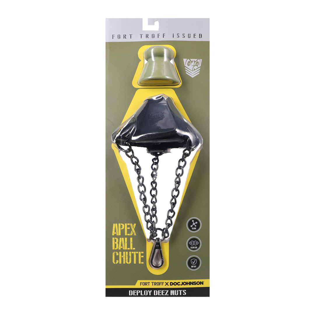 Hodenring Apex Ball Chute Schwarz 10,2 cm