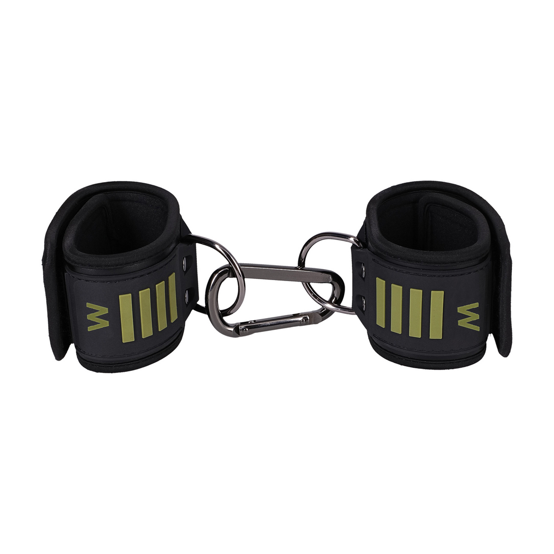 Handschellen taktisch Schwarz/Grün 27,4 x Ø 6,9 cm