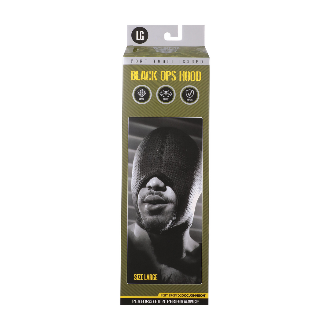 Maske Black Ops Haube groß Schwarz 24,9 x Ø 26,2 cm
