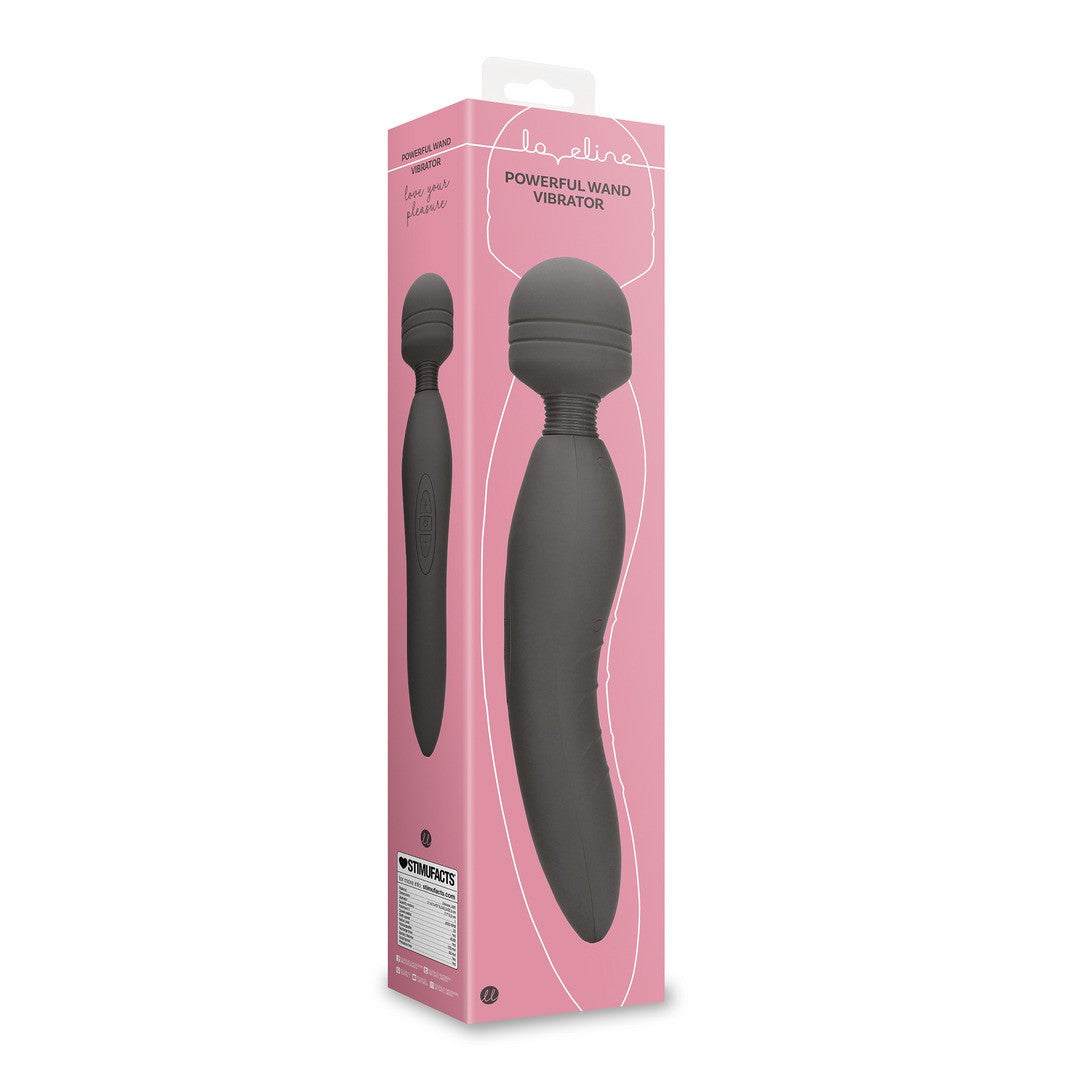 Massagestab kraftvoll Schwarz