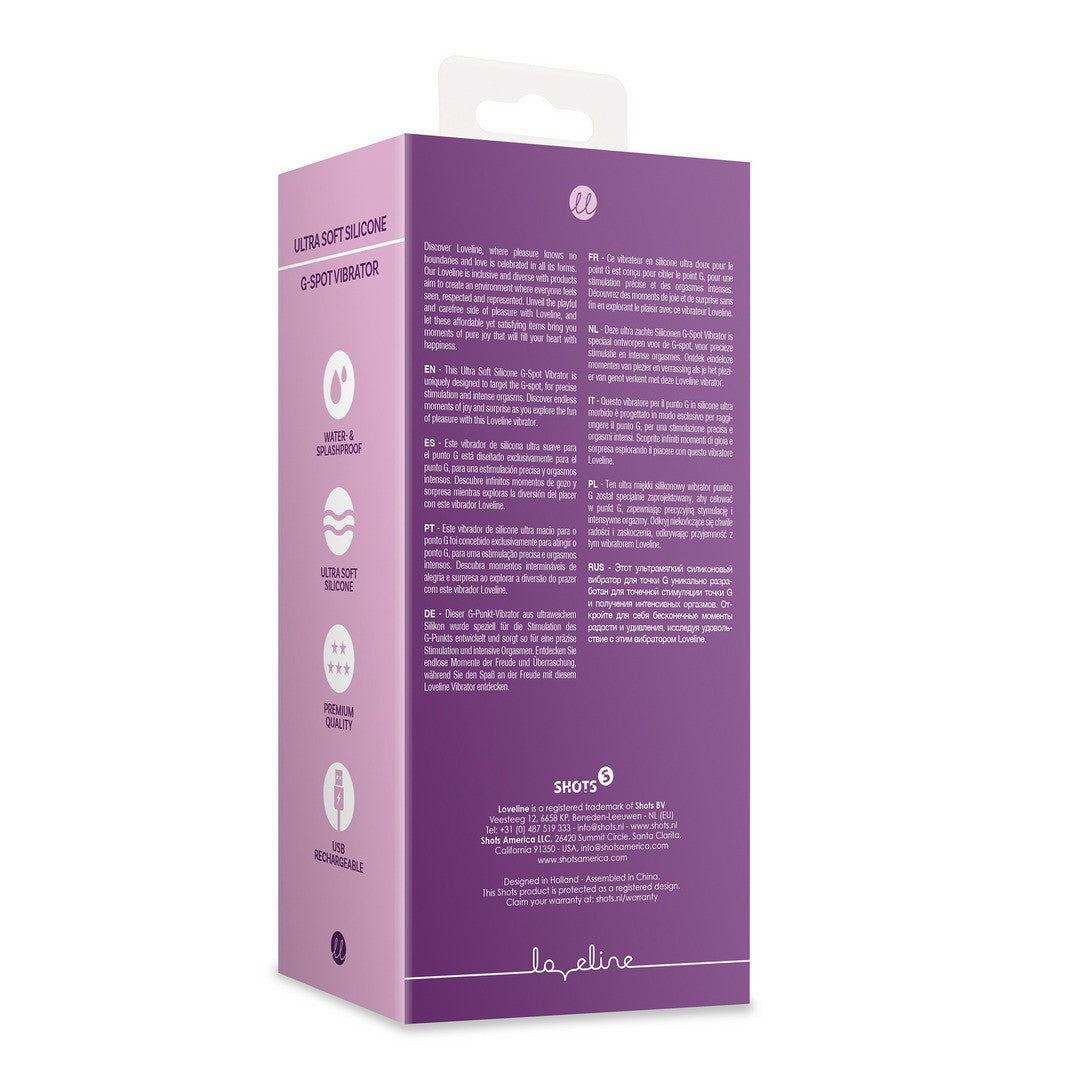 G-Punkt-Vibrator ultraweich Lila