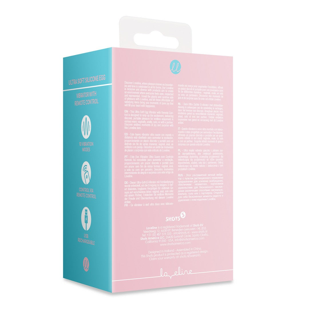 Vibro-Ei ultraweich mit Fernbedienung Rosa