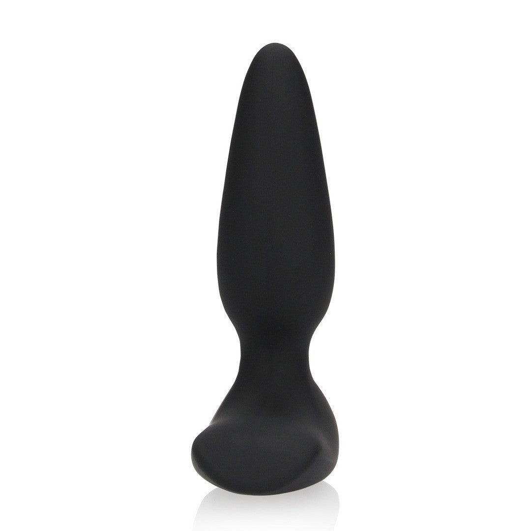 Analvibrator glatt mit Fernbedienung Schwarz