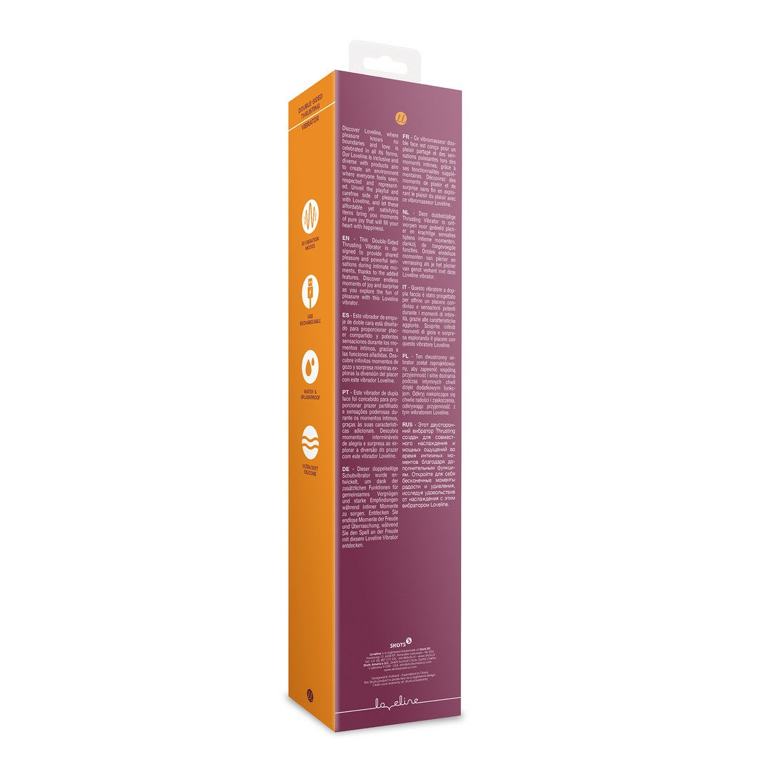Vibrator doppelseitig mit Stoßfunktion