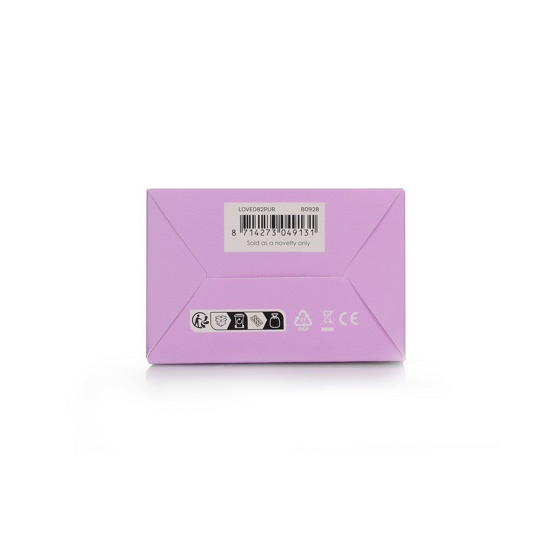 Vibrator mit 3 beweglichen Ringen Lila