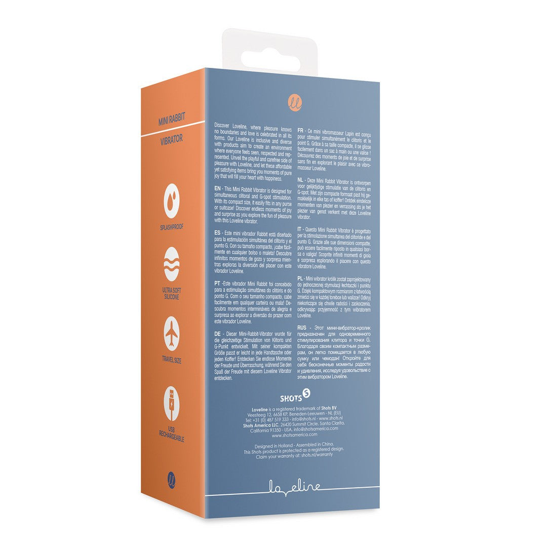 Rabbit-Vibrator Mini Blau