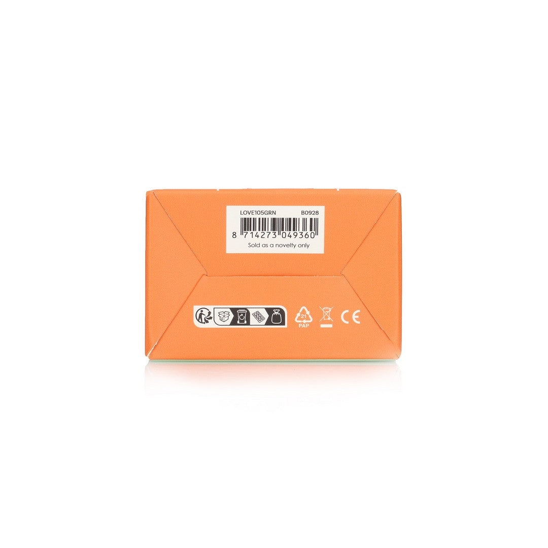 Mini-Vibrator gerippt mit USB-Ladekabel Orange
